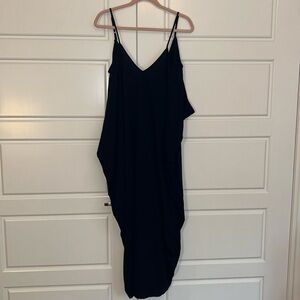 ASOS black comfy maxi dress